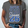 Class Of 2026 Senior Retro Graduation 2026 First Day Vintage Unisex Jersey T-Shirt