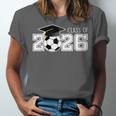 Class Of 2026 Senior 2026 Soccer High School Graduation Unisex Jersey T-Shirt