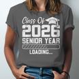 Class Of 2026 Senior Year Loading Countdown Graduation Unisex Jersey T-Shirt