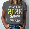 Class Of 2026 Six Seven Senior Yellow Graduation 6 7 Unisex Jersey T-Shirt