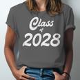 Class Of 2028 Shirt Graduation Him Her Senior Class Unisex Jersey T-Shirt