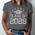 Class Of 2029 Grow With Me Graduation Back To School Unisex Jersey T-Shirt