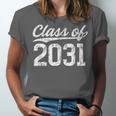 Class Of 2031 Grow With Me Graduation Unisex Jersey T-Shirt