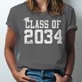 Class Of 2034 Grow With Me First Day Of School Graduation Unisex Jersey T-Shirt