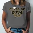 Class Of 2034 Senior 2034 Graduation Bruh Unisex Jersey T-Shirt