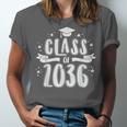 Class Of 2036 Last First Day Of School Graduation Men Women Unisex Jersey T-Shirt