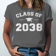 Class Of 2038 Grow Together First Day Of School Graduation Unisex Jersey T-Shirt