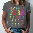 Class Of 2038 Senior Class 2038 Idea Graduation Grow With Me Unisex Jersey T-Shirt