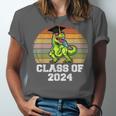 Class Of Dinosaur Apparel 2024 Graduation Graduate Dino Boy Unisex Jersey T-Shirt