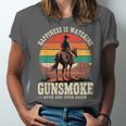 Classic Western Nostalgia Cowboy Sunset Unisex Jersey T-Shirt