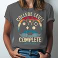 College Level Complete Class Of 2026 Gamer Graduation Grad Unisex Jersey T-Shirt
