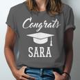 Congrats Sara College High School Graduation Unisex Jersey T-Shirt
