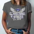 Corrections Officer 2018 Graduation Silver Line T-Shirt Unisex Jersey T-Shirt