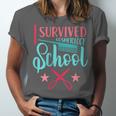 Cosmetology Graduation Tee I Survived Cosmetology School Unisex Jersey T-Shirt