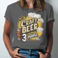 Craft Beer Lover Introverted & Hoppy Unisex Jersey T-Shirt