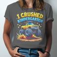 I Crushed Kindergarten Monster Truck Graduation Boys Kids Unisex Jersey T-Shirt