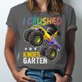 I Crushed Kindergarten Monster Truck Graduation Boys Small Unisex Jersey T-Shirt