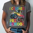 I Crushed Pre-K Monster Truck Graduation Preschool Grad 2025 Unisex Jersey T-Shirt