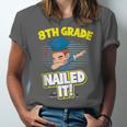 Dabbing Graduation Boy 8th Grade Class Of 2021 Unisex Jersey T-Shirt