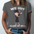 Dabbing Graduation Boy Class Of 2019 We Out Unisex Jersey T-Shirt