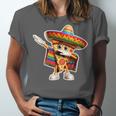 Dabbing Mexican Pizza Dance Food Lover Graduation Unisex Jersey T-Shirt