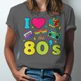 Dad I Love The 80's Retro 80s Nostalgia For Dad Unisex Jersey T-Shirt
