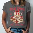 Dear Santa More Books Please Coquette Bow Books Christmas Unisex Jersey T-Shirt