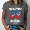Discipline Arsenal Pinoy Nostalgia Filipino Tsinelas Unisex Jersey T-Shirt