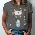 Donkey Nurse RN ER Nursing School Graduation Unisex Jersey T-Shirt