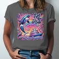 EAT THE RICH 90S NOSTALGIA WHALE ORCA YAHCT RETRO Unisex Jersey T-Shirt
