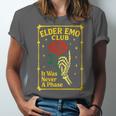 Elder Emo Club Emo Gothic Music Nostalgia Unisex Jersey T-Shirt Elder Emo Club Emo Gothic Music Nostalgia Unisex Jersey T-Shirt