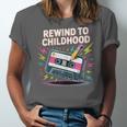 Elder Millennials Embracing 90s Rewind Nostalgia Vibes Unisex Jersey T-Shirt Elder Millennials Embracing 90s Rewind Nostalgia Vibes Unisex Jersey T-Shirt