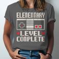 Elementary Level Complete Gamer Class Of 2025 Graduation Unisex Jersey T-Shirt