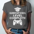 Elementary School Level Complete Gamer Graduation Day 2024 Unisex Jersey T-Shirt