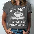 EMC2 Energy Milk x Coffee Science Book Math Lover Unisex Jersey T-Shirt