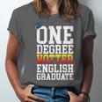 English Major Shirt Now Hotter By One Degree Graduation Unisex Jersey T-Shirt