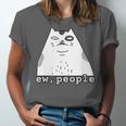 Ew People Introvert Sayings Sarcastic Cat Quote Unisex Jersey T-Shirt Ew People Introvert Sayings Sarcastic Cat Quote Unisex Jersey T-Shirt