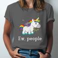Ew People Unicorn Lover Introvert Rainbow Unicorn Unisex Jersey T-Shirt