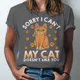 Excuse For Introverts My Cat Doesnt Like You Cat Unisex Jersey T-Shirt