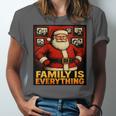 Family Christmas Retro Santa Holiday Nostalgia Vibes Unisex Jersey T-Shirt