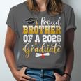Family Graduation Party Proud Brother Of A 2026 Graduate Unisex Jersey T-Shirt