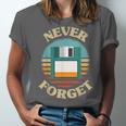Never Forget Retro Diskette Nostalgia Vintage Unisex Jersey T-Shirt Never Forget Retro Diskette Nostalgia Vintage Unisex Jersey T-Shirt