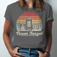 Never Forget Retro Nostalgia Vintage Cassette Unisex Jersey T-Shirt