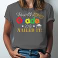 Fourth 4th Grade 2018 Nailed It Graduation Shirt Unisex Jersey T-Shirt