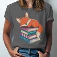 Fox Reading Book Pajama Sleep Unisex Jersey T-Shirt Fox Reading Book Pajama Sleep Unisex Jersey T-Shirt