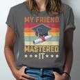 My Friend Mastered It Master's Degree Graduation Vintage Unisex Jersey T-Shirt