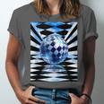 Frutiger Aero Aesthetic Tech Checkered Room Orb Sky Unisex Jersey T-Shirt Frutiger Aero Aesthetic Tech Checkered Room Orb Sky Unisex Jersey T-Shirt