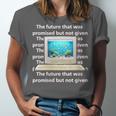 Frutiger Aero Aesthetic Tech The Future That Was Promised Unisex Jersey T-Shirt Frutiger Aero Aesthetic Tech The Future That Was Promised Unisex Jersey T-Shirt
