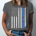 Funny Class Of 2021 American Flag Senior Graduation Unisex Jersey T-Shirt