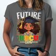 Future HBCU Grad Afro Girl College Graduation Kids Unisex Jersey T-Shirt